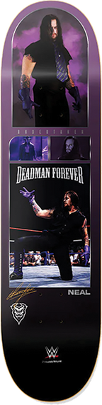 PRIMITIVE NEAL DEADMAN FOREVER SKATEBOARD DECK-8.12 BLACK