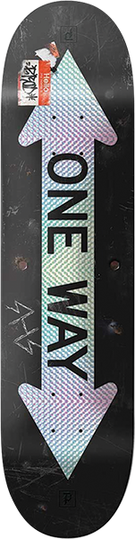 PRIMITIVE RODRIGUEZ ONE WAY SKATEBOARD DECK-8.0 BLACK