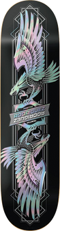 PRIMITIVE RODRIGUEZ TWIN NOSE EAGLE SKATEBOARD DECK-8.25 BLK