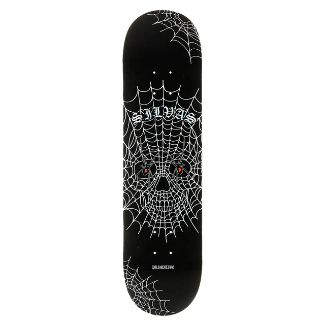 PRIMITIVE SILVAS ATTIC SKATEBOARD DECK-8.25 BLACK