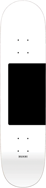 QUASI PROTO SKATEBOARD DECK 8.25 BLACK