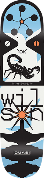QUASI WILSON Y2K SKATEBOARD DECK-8.75