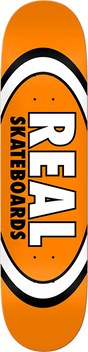 REAL CLASSIC OVAL SKATEBOARD DECK-7.5