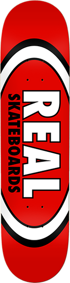 REAL CLASSIC OVAL SKATEBOARD DECK-8.12