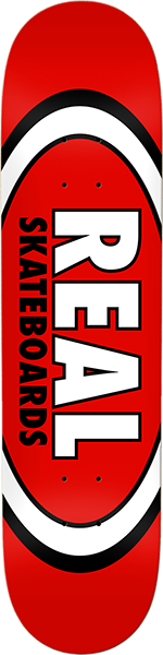 REAL CLASSIC OVAL SKATEBOARD DECK-8.12