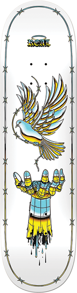 REAL SYNTHETIC PEACE SKATEBOARD DECK-8.25