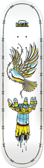 REAL SYNTHETIC PEACE SKATEBOARD DECK-8.25