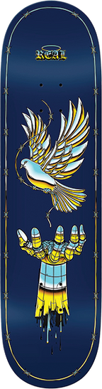 REAL SYNTHETIC PEACE SKATEBOARD DECK-8.5