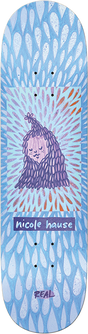 REAL HAUSE ECHOES TRUE FIT SKATEBOARD DECK-8.25 BLUE