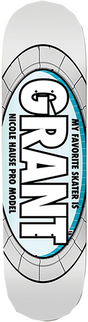 REAL HAUSE MY FAVORITE SKATER SKATEBOARD DECK-8.38 TF SE