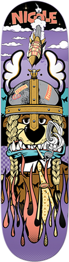 REAL HAUSE REAL X D.FACE SKATEBOARD DECK-8.06 FULL SE
