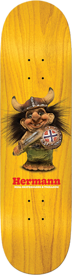 REAL HERMANN TROLLDOM SKATEBOARD DECK-8.5