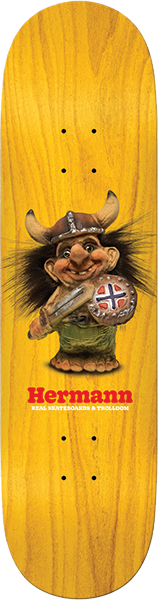 REAL HERMANN TROLLDOM SKATEBOARD DECK-8.5