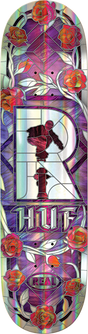 REAL HUFNAGEL HOLOGRAPHIC CATHEDRAL SKATEBOARD DECK-8.25