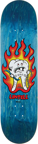 REAL LINTELL MASCOT SKATEBOARD DECK-8.5 ER