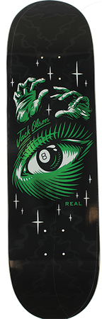 REAL OLSON ALL SEEING SKATEBOARD DECK-8.38