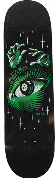 REAL OLSON ALL SEEING SKATEBOARD DECK-8.38