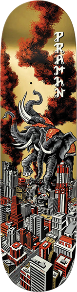 REAL PRAMAN RAMPAGE LTD. SKATEBOARD DECK-8.38