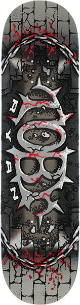 REAL RYAN PRO OVAL SKATEBOARD DECK-8.38 SILVER