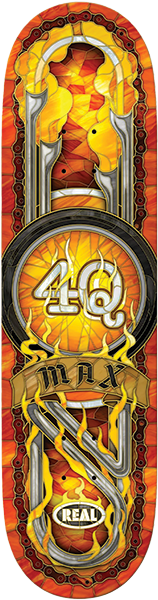 REAL SCHAAF 4Q CATHEDRAL SKATEBOARD DECK-8.5