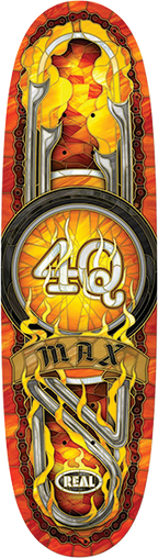 REAL SCHAAF 4Q CATHEDRAL SKATEBOARD DECK-9.1