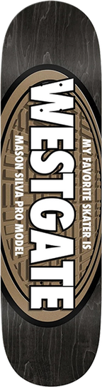 REAL SILVA MY FAVORITE SKATER SKATEBOARD DECK-8.06 BLACK