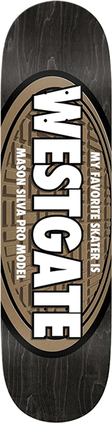 REAL SILVA MY FAVORITE SKATER SKATEBOARD DECK-8.5 BLACK TF