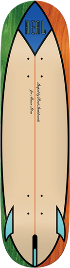 REAL SILVA SPEED EGG SKATEBOARD DECK-8.28