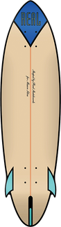 REAL SILVA SPEED EGG SKATEBOARD DECK-9.25