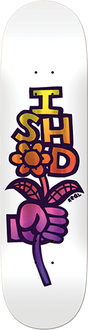 REAL WAIR BOUQUET SKATEBOARD DECK-8.38 WHITE ER
