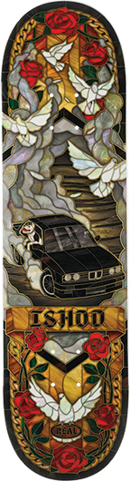 REAL WAIR CATHEDRAL II SKATEBOARD DECK 8.5 TT