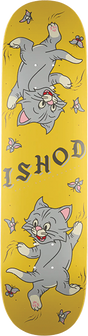 REAL WAIR KITTEN SCRATCH TT SKATEBOARD DECK-8.0 YELLOW