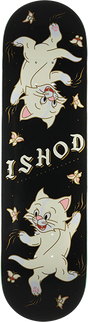 REAL WAIR KITTEN SCRATCH TT SKATEBOARD DECK-8.5 BLACK