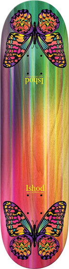 REAL WAIR RAINBOW MONARCH SKATEBOARD DECK 8.3 RAINBOW TT EZ with grip