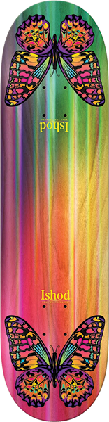 REAL WAIR RAINBOW MONARCH SKATEBOARD DECK 8.3 RAINBOW TT EZ with grip