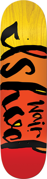 REAL WAIR SCRIPT COLORBLOCK SKATEBOARD DECK-8.28