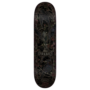 REAL WALKER BLK SUNDAY CATH SKATEBOARD DECK-8.38 BLACK w/grip
