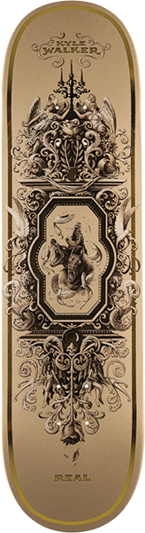 REAL WALKER CERBERUS SKATEBOARD DECK-8.25 BEIGE TF