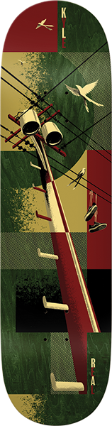 REAL WALKER LOOKING UP SKATEBOARD DECK-8.25