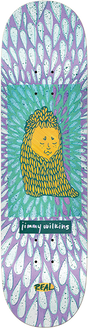 REAL WILKINS ECHOES SKATEBOARD DECK-8.5 PURPLE