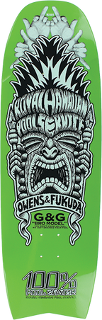 RHPS BRO MODEL SKATEBOARD SKATEBOARD DECK 9.5x32.375 GREEN