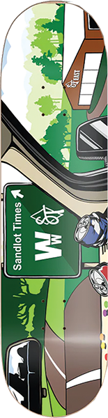 SANDLOT EAST SKATEBOARD DECK-8.25
