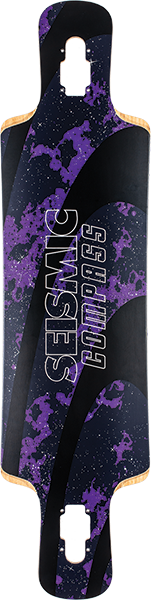 SEISMIC COMPASS FREESTYLE/FREERIDE SKATEBOARD DECK-9.37x37.5