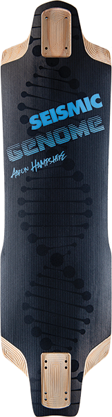 SEISMIC AARON HAMPSHIRE GENOME DH RACE SKATEBOARD DECK-9.5x34