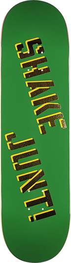 SHAKE JUNT OG GOLD SKATEBOARD DECK-8.38 GREEN
