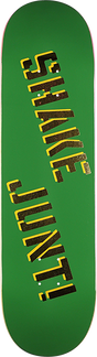 SHAKE JUNT OG GOLD SKATEBOARD DECK-8.38 GREEN