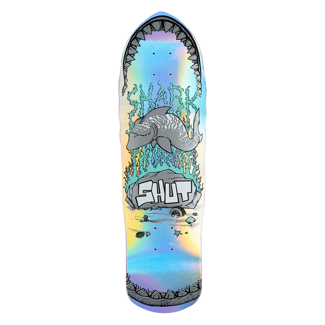 SHUT SPEED SHARK SKATEBOARD DECK-9.0 HOLO EX7