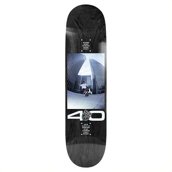 SHUT KANIGHTS BRUNO SKATEBOARD DECK-8.5 BLK EX7