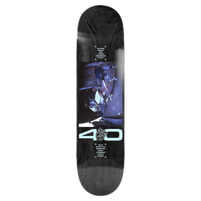 SHUT KANIGHTS RODNEY SKATEBOARD DECK-8.25 BLK EX7