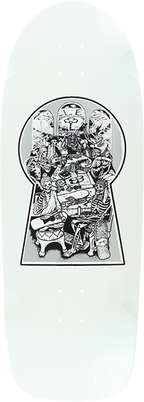 SKELETON KEY OG COUNCIL GATHERING SKATEBOARD DECK-10.76X30.78